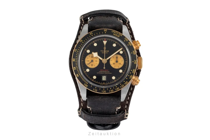 Tudor Black Bay chronograph steel / gold automatic men's watch 79363N LP: 6790EUR [2604989]