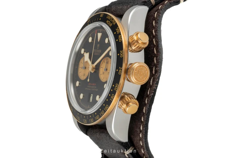 Tudor Black Bay chronograph steel / gold automatic men's watch 79363N LP: 6790EUR [2604989]