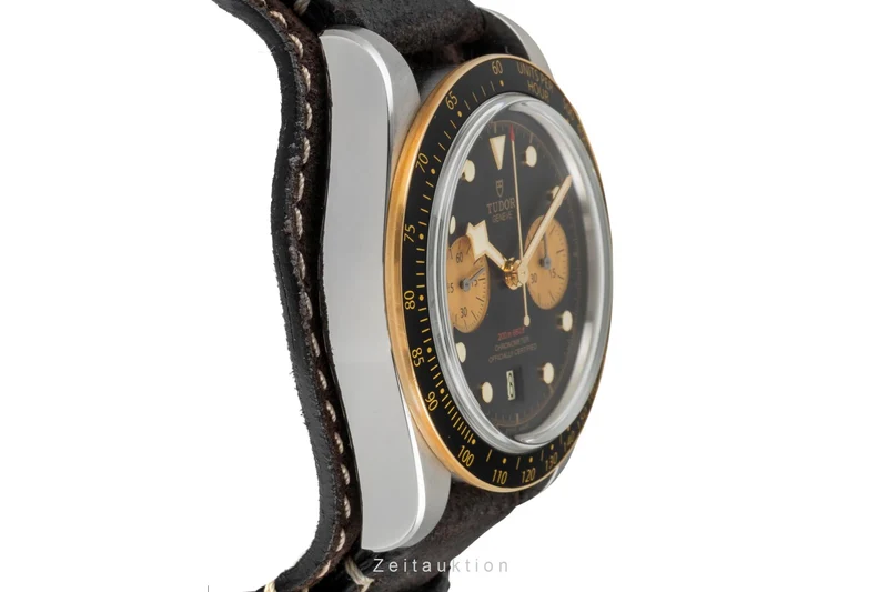 Tudor Black Bay chronograph steel / gold automatic men's watch 79363N LP: 6790EUR [2604989]