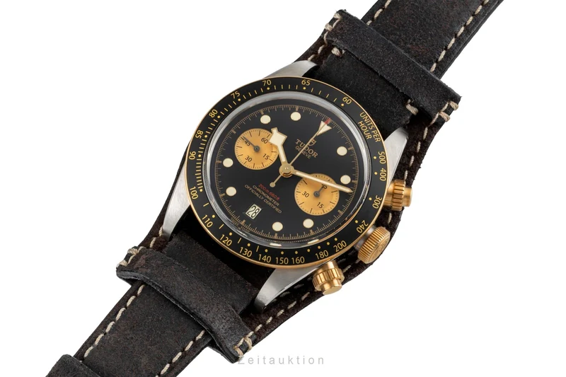 Tudor Black Bay chronograph steel / gold automatic men's watch 79363N LP: 6790EUR [2604989]