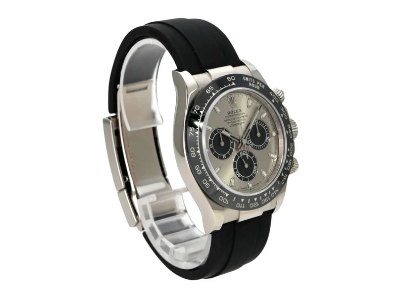 Rolex Daytona 116519LN Weißgold Oysterflex Grau