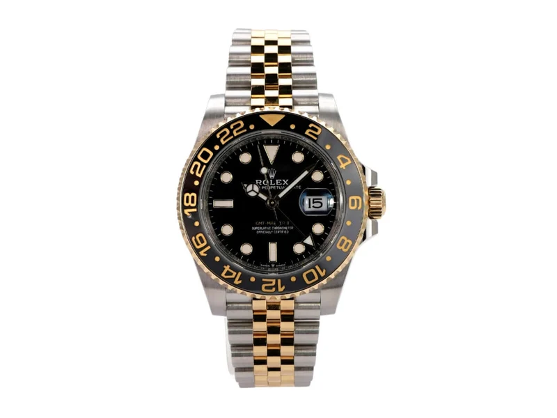 Rolex GMT-Master II Edelstahl Gelbgold 126713GRNR
