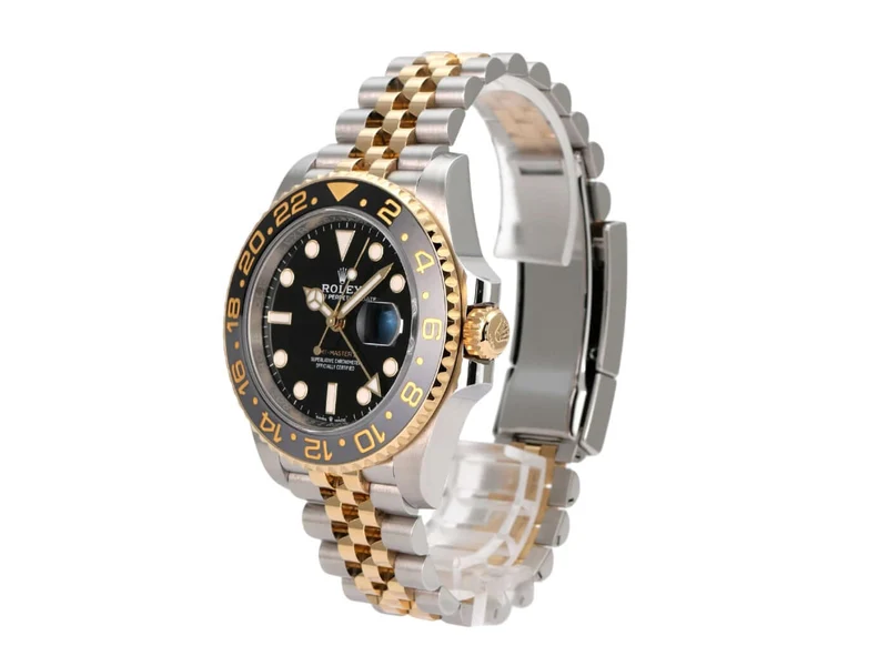 Rolex GMT-Master II Edelstahl Gelbgold 126713GRNR