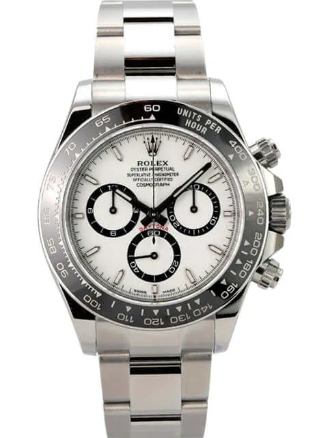 Rolex Daytona Edelstahl 126500LN Weiß