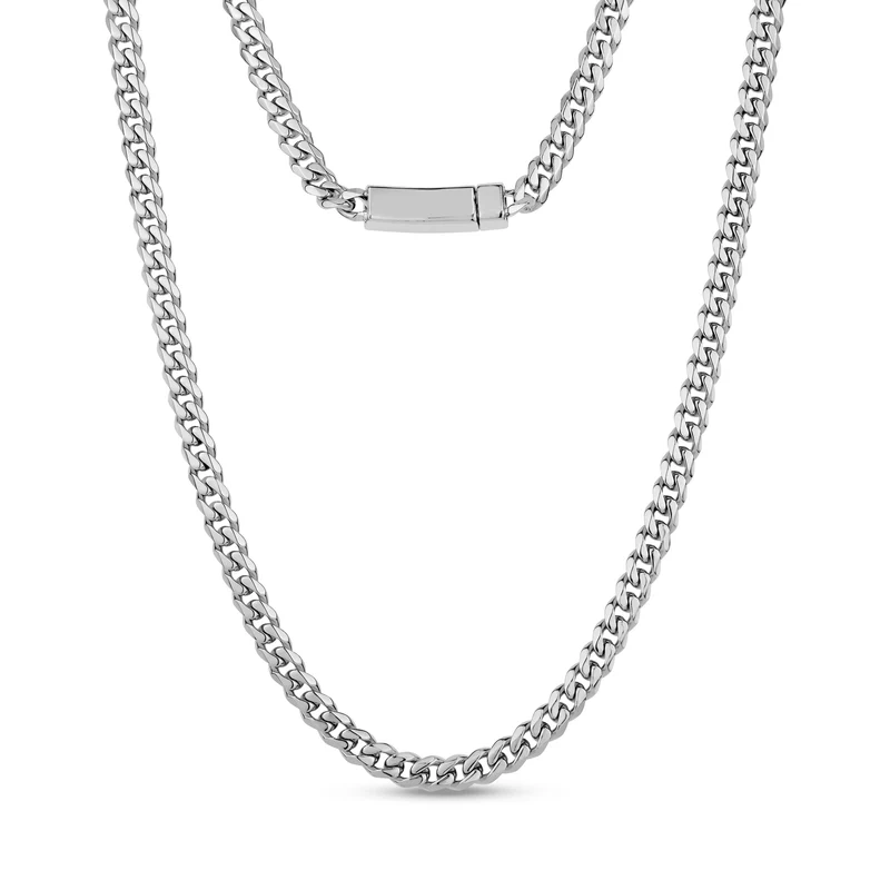 5mm Cuban Link Klick-In Verschluss Kette