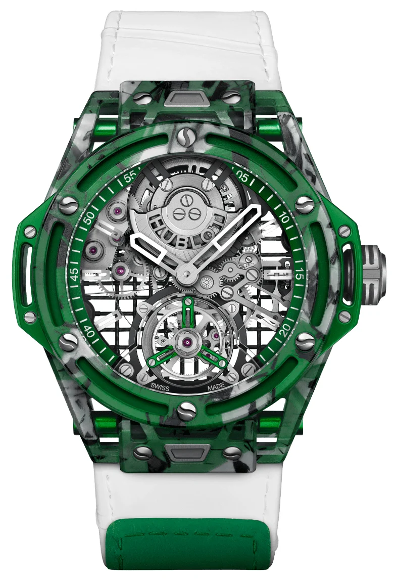 Hublot Big Bang Tourbillon Novak Djokovic Goat Edition Green