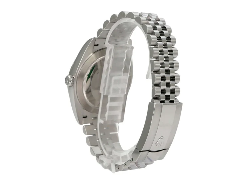 Rolex Datejust 41 Edelstahl Weißgold 126334 Rhodium Römisch Jubile-Band