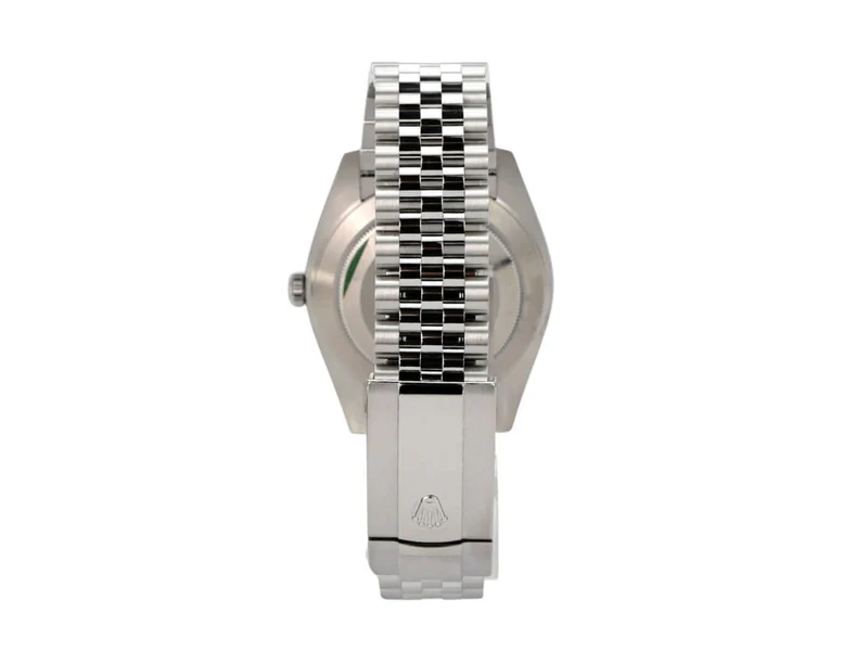 Rolex Datejust 41 Edelstahl Weißgold 126334 Rhodium Römisch Jubile-Band