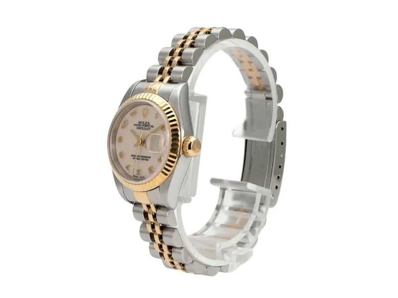 Rolex Datejust 26 Edelstahl Gelbgold 79173 Ivory Jubile-Band