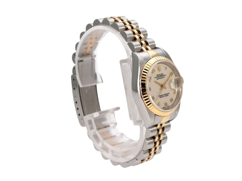 Rolex Datejust 26 Edelstahl Gelbgold 79173 Ivory Jubile-Band
