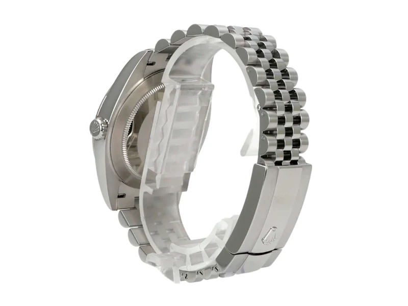 Rolex Datejust 41 Edelstahl Weißgold 126334 Rhodium Jubile-Band