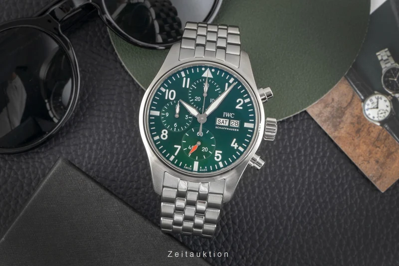 IWC Pilot chronograph steel automatic men's watch IW388103 LP: 8600EUR [2605066]