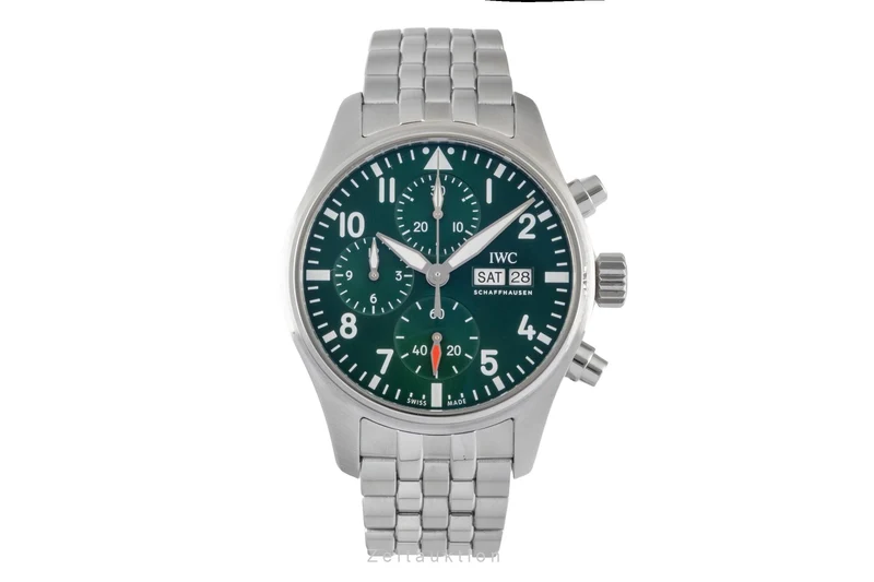 IWC Pilot chronograph steel automatic men's watch IW388103 LP: 8600EUR [2605066]