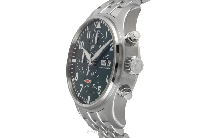 IWC Pilot chronograph steel automatic men's watch IW388103 LP: 8600EUR [2605066]