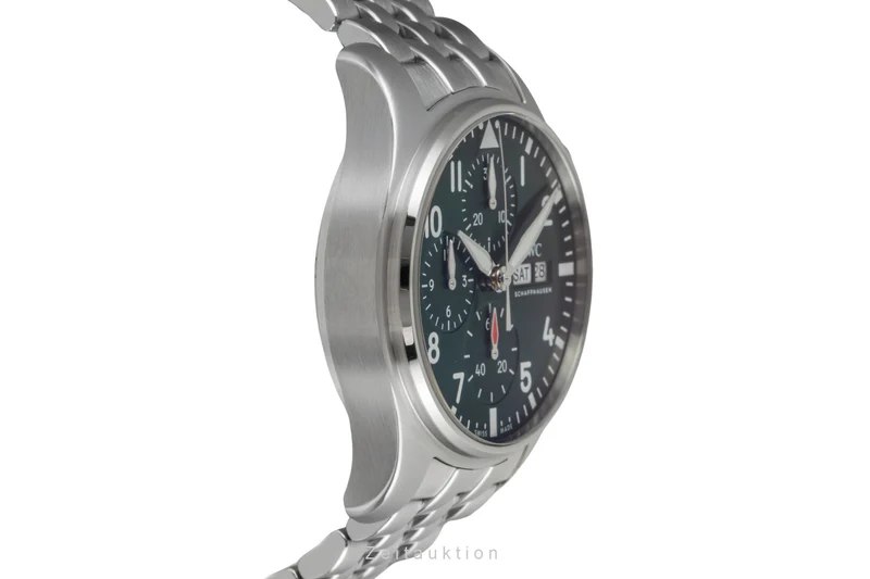 IWC Pilot chronograph steel automatic men's watch IW388103 LP: 8600EUR [2605066]