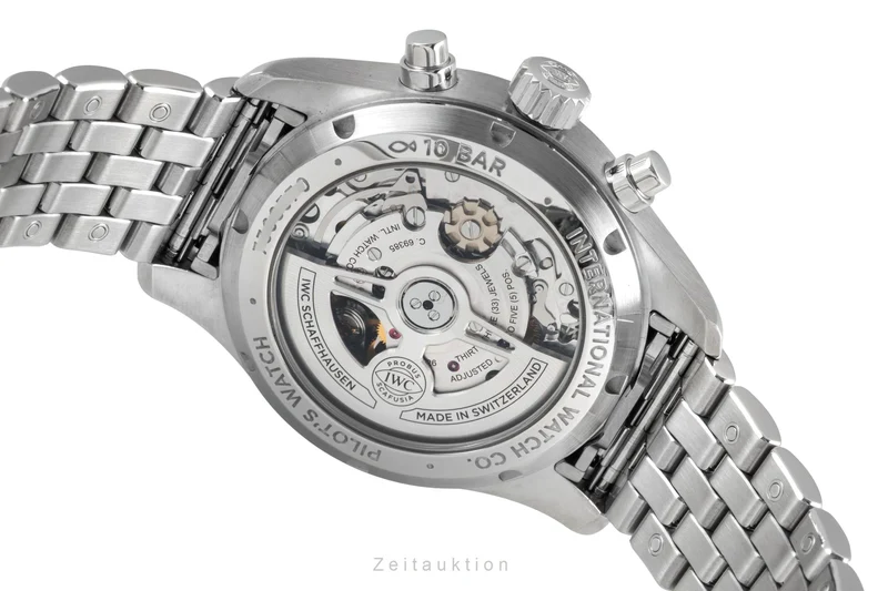 IWC Pilot chronograph steel automatic men's watch IW388103 LP: 8600EUR [2605066]
