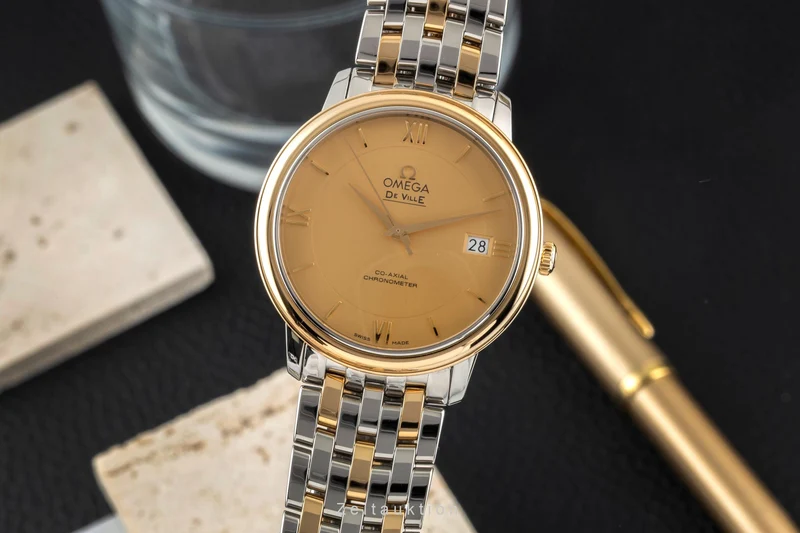 Omega De Ville steel / gold automatic men's watch 424.20.37.20.08.001 [2604990]