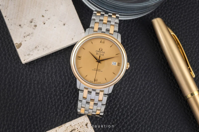 Omega De Ville steel / gold automatic men's watch 424.20.37.20.08.001 [2604990]