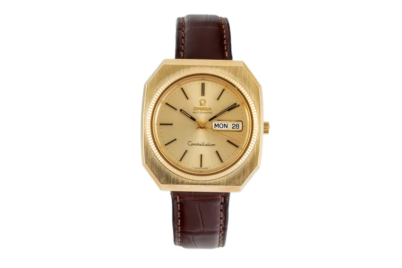 Omega Constellation steel / gold automatic men's watch 166.219 Vintage [2604890]
