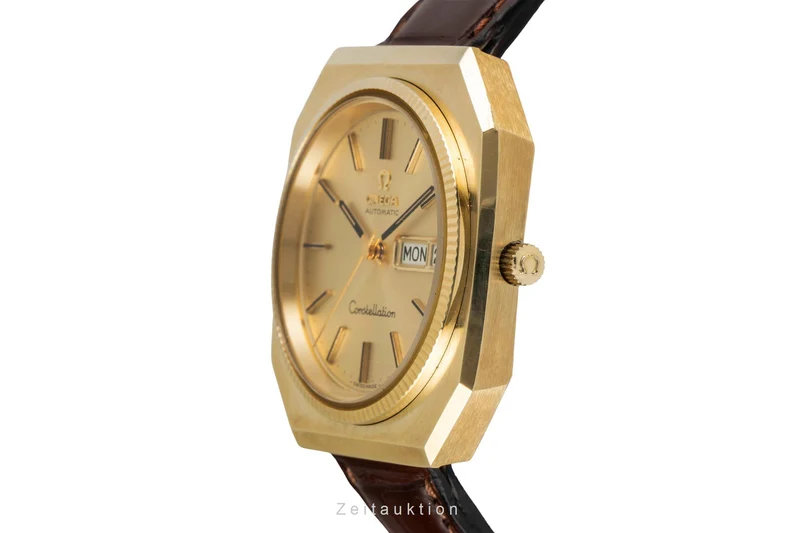 Omega Constellation steel / gold automatic men's watch 166.219 Vintage [2604890]