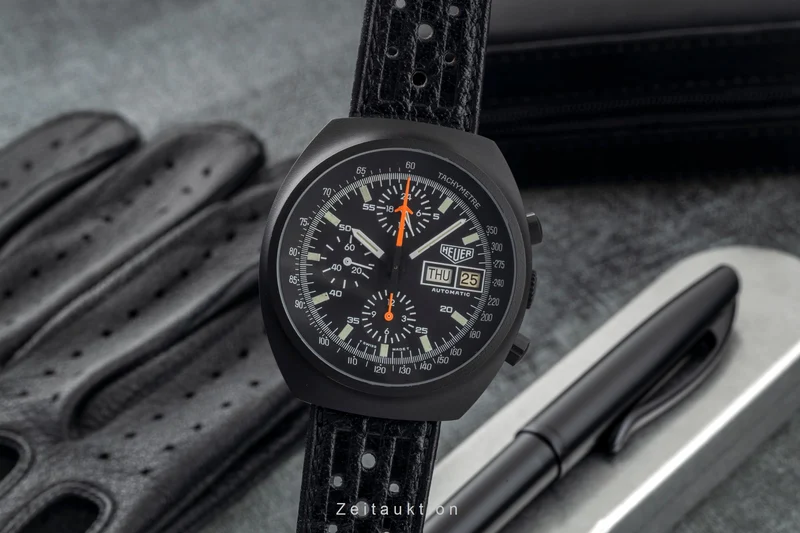 Heuer chronograph steel automatic men's watch 510.501 Vintage [2603946]