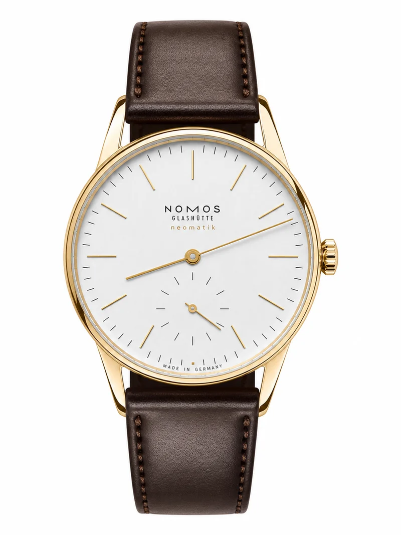 NOMOS Glashütte Orion Gold neomatik Doré