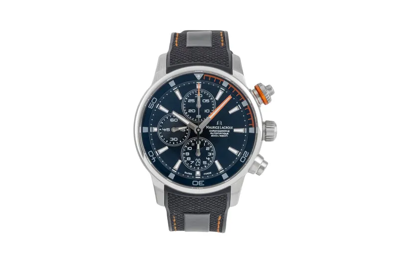 Maurice Lacroix Pontos chronograph steel automatic men's watch PT6008-SS001-332-1 [2604730]