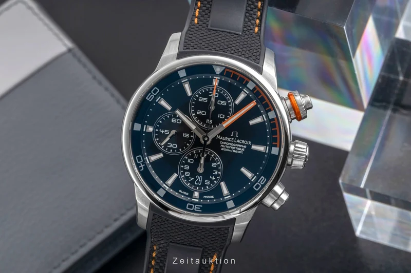 Maurice Lacroix Pontos chronograph steel automatic men's watch PT6008-SS001-332-1 [2604730]