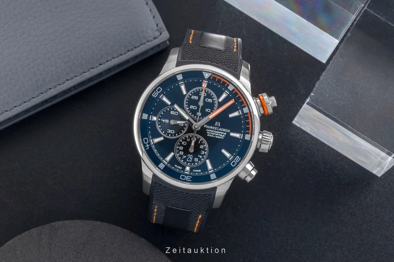 Maurice Lacroix Pontos chronograph steel automatic men's watch PT6008-SS001-332-1 [2604730]