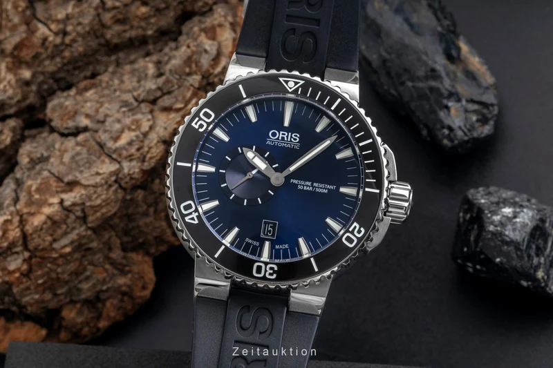 Oris Aquis Date steel automatic men's watch 01 743 7673 4135-07 8 26 01PEB LP: 2200EUR [2604605]