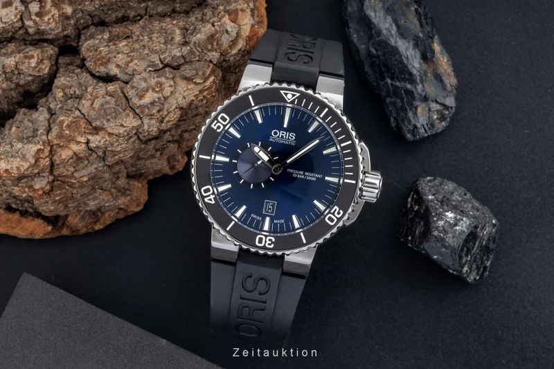 Oris Aquis Date steel automatic men's watch 01 743 7673 4135-07 8 26 01PEB LP: 2200EUR [2604605]