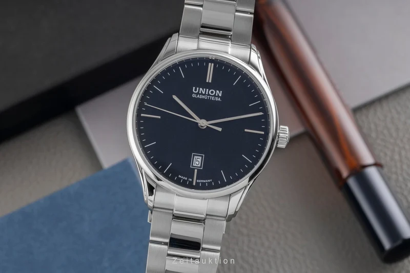 Union Glashütte Viro steel automatic men's watch D011.407.11.051.00 LP: 1980EUR [2604294]
