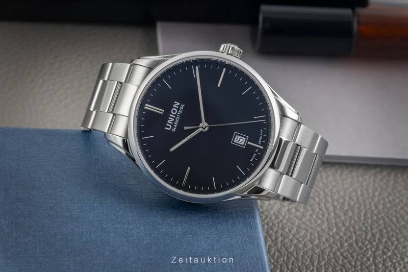 Union Glashütte Viro steel automatic men's watch D011.407.11.051.00 LP: 1980EUR [2604294]