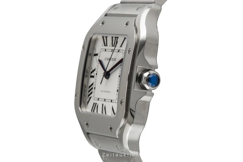 Cartier Santos steel automatic men's watch WSSA0029 LP: 8250EUR [2604948]