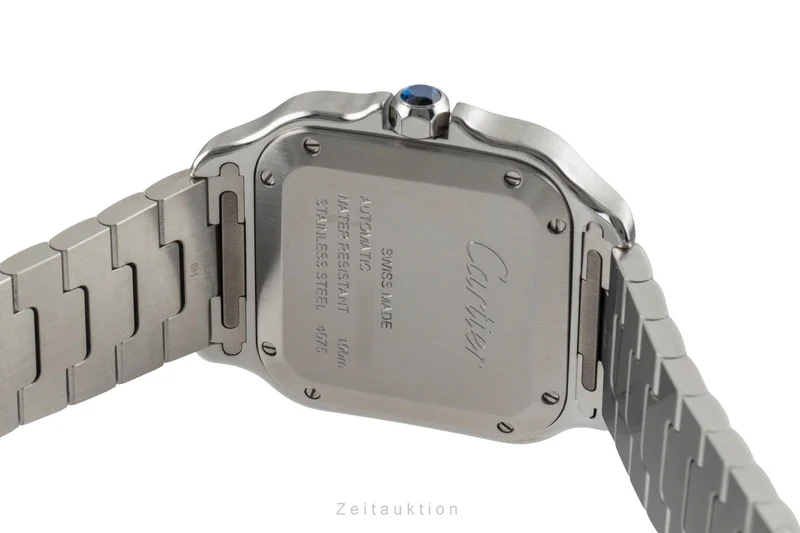 Cartier Santos steel automatic men's watch WSSA0029 LP: 8250EUR [2604948]