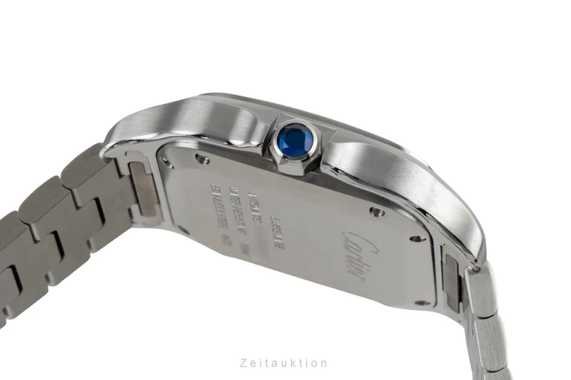 Cartier Santos steel automatic men's watch WSSA0029 LP: 8250EUR [2604948]
