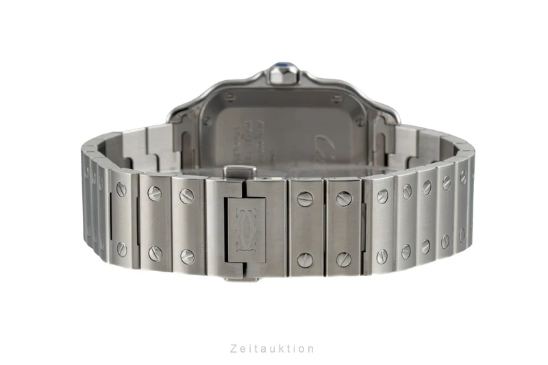 Cartier Santos steel automatic men's watch WSSA0029 LP: 8250EUR [2604948]