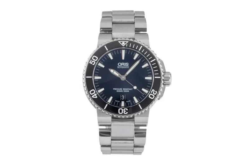 Oris Aquis Date steel automatic men's watch 01 733 7653 4135-07 8 26 01PEB LP: 1800EUR [2604627]