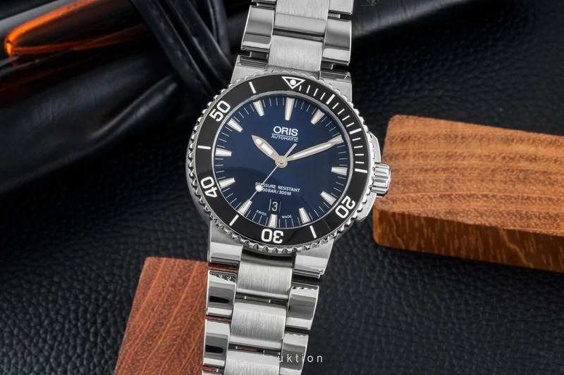 Oris Aquis Date steel automatic men's watch 01 733 7653 4135-07 8 26 01PEB LP: 1800EUR [2604627]