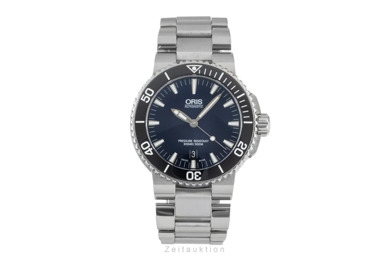 Oris Aquis Date steel automatic men's watch 01 733 7653 4135-07 8 26 01PEB LP: 1800EUR [2604627]
