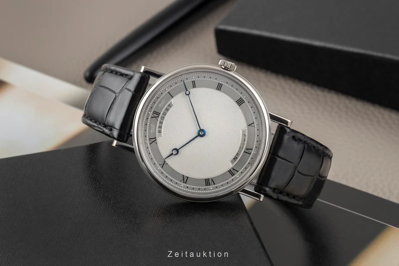Breguet Classique 18 ct white gold automatic men's watch 5157 [2604914]