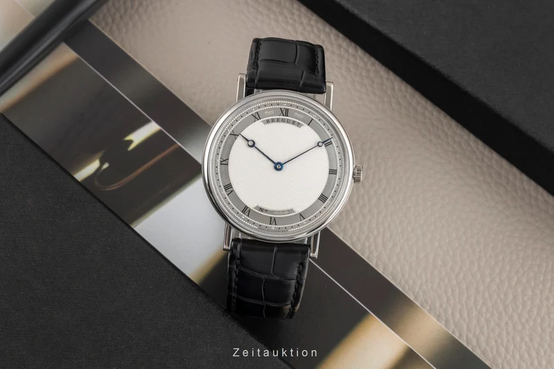 Breguet Classique 18 ct white gold automatic men's watch 5157 [2604914]