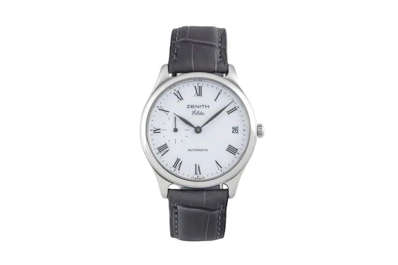Zenith Elite steel automatic men's watch 01 0040 680 [2604815]