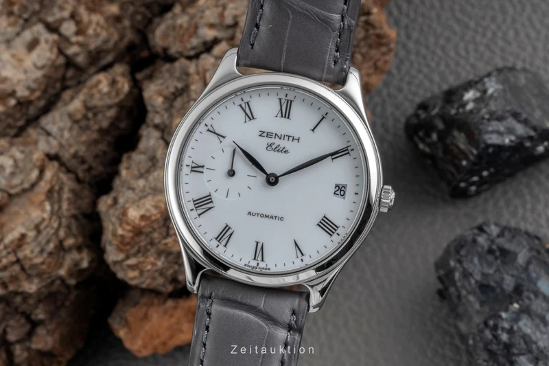 Zenith Elite steel automatic men's watch 01 0040 680 [2604815]