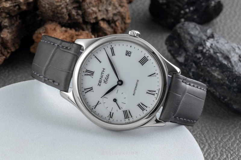 Zenith Elite steel automatic men's watch 01 0040 680 [2604815]
