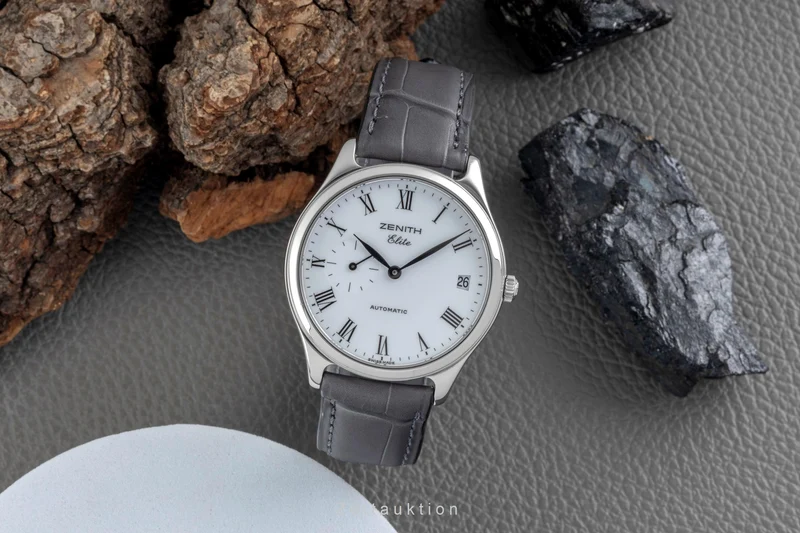 Zenith Elite steel automatic men's watch 01 0040 680 [2604815]