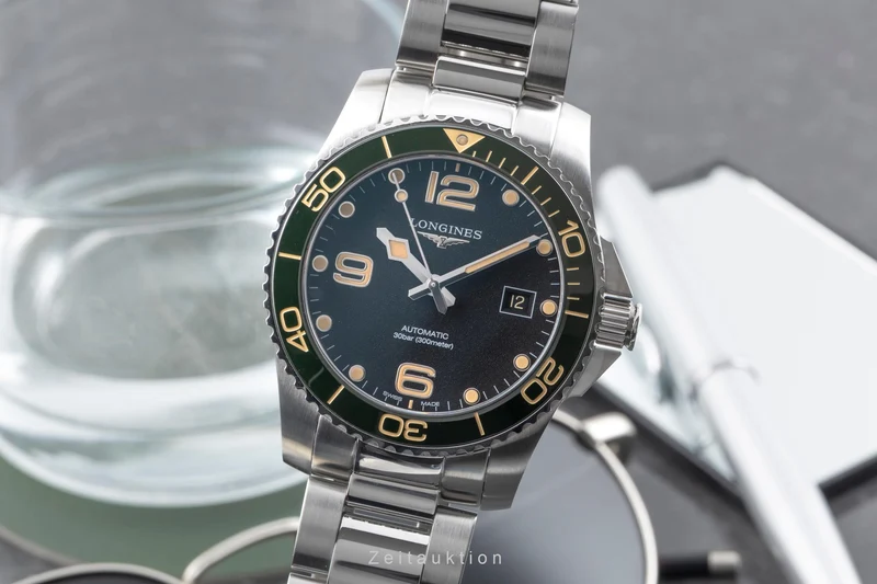 Longines Hydro Conquest steel automatic men's watch L3.781.4.05.6 LP: 1950EUR [2604755]
