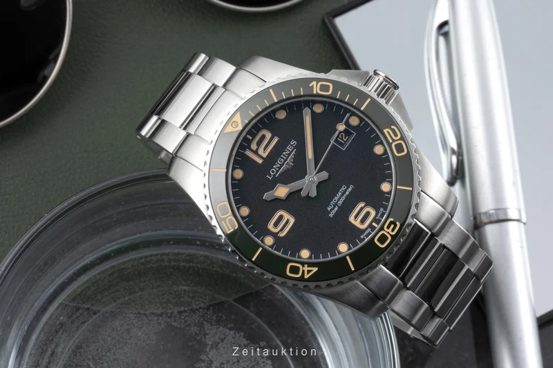 Longines Hydro Conquest steel automatic men's watch L3.781.4.05.6 LP: 1950EUR [2604755]