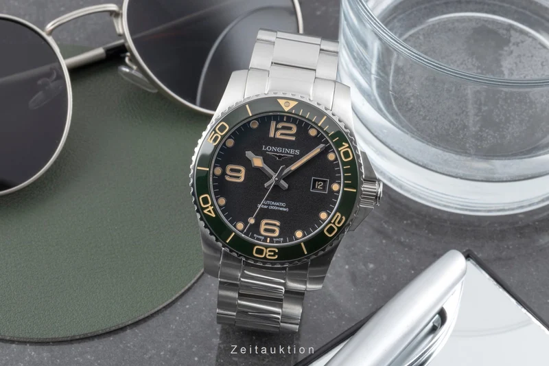 Longines Hydro Conquest steel automatic men's watch L3.781.4.05.6 LP: 1950EUR [2604755]