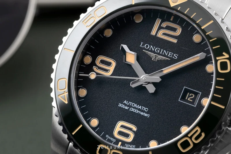 Longines Hydro Conquest steel automatic men's watch L3.781.4.05.6 LP: 1950EUR [2604755]